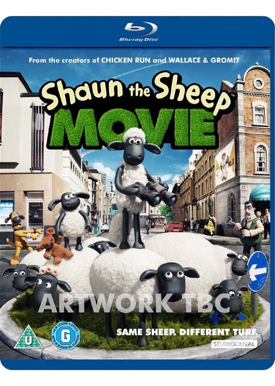 Cover for Shaun The Sheep The Movie · Shaun The Sheep - The Movie (Blu-ray) (2015)