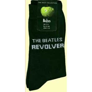 Cover for The Beatles · The Beatles Unisex Ankle Socks: Revolver (UK Size 7 - 11) (Klær) [size M] [Black - Unisex edition]