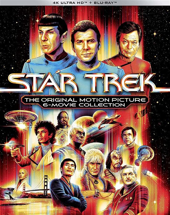 Cover for Star Trek Original Motion Picture Coll Uhd BD · Star Trek - The Original Motion Picture Collection 1 to 6 (4K Ultra HD) (2022)