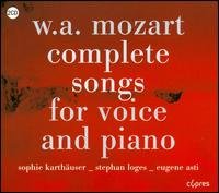 Cover for Mozart / Asti / Karthauser · Complete Songs with Piano (CD) [Digipak] (2008)