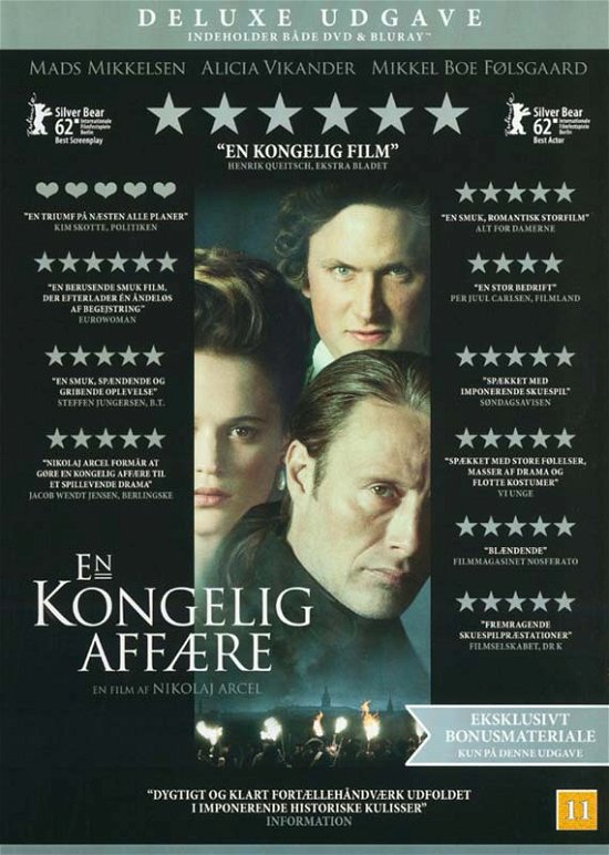 Cover for En Kongelig Affære · En kongelig affære (2012) [DVD+BLU-RAY] (DVD) (2024)