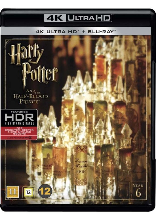 Cover for Harry Potter · Harry Potter And The Half-Blood Prince (4K UHD + Blu-ray) (2017)