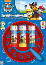 Cover for Dulcop Bolle Di Sapone · Paw Patrol - Disco Volante Bolle Giganti - Piatto + Soffiatore Multiplo + 3 Flaconi 60 Ml (MERCH)