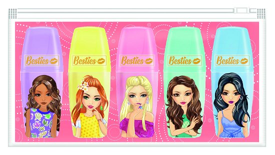 Cover for Besties · Besties Mini markers 5stk (ACCESSORY) (2023)