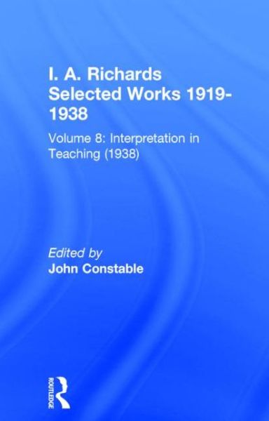 Cover for John Constable · Interpretation In Teaching V 8 (Paperback Book) (2015)