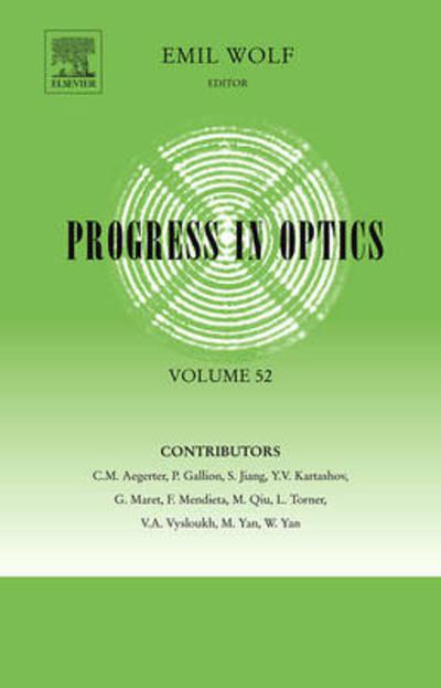 Cover for Emil Wolf · Progress in Optics - Progress in Optics (Hardcover Book) (2009)
