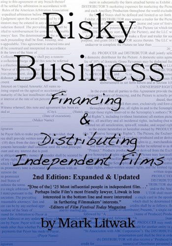 Cover for Mark Litwak · Risky Business: Financing &amp; Distributing Independent Films (Taschenbuch) [Second, 2nd Revised &amp; Enlarged edition] (2009)