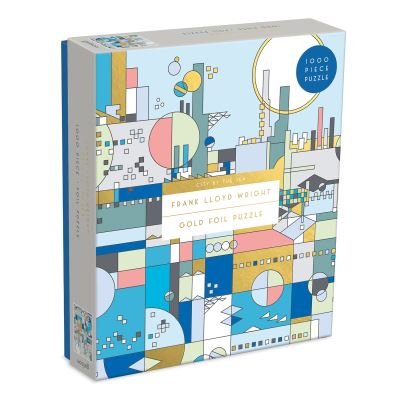 Frank Lloyd Wright City By The Sea 1000 Piece Foil Puzzle - Galison - Brætspil - Galison - 9780735367500 - 29. april 2021
