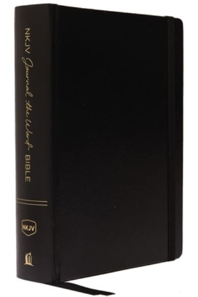 Cover for Thomas Thomas Nelson · NKJV, Journal the Word Bible, Hardcover, Black, Red Letter Edition, Comfort Print Reflect, Journal, or Create Art Next to Your Favorite Verses (Book) (2018)