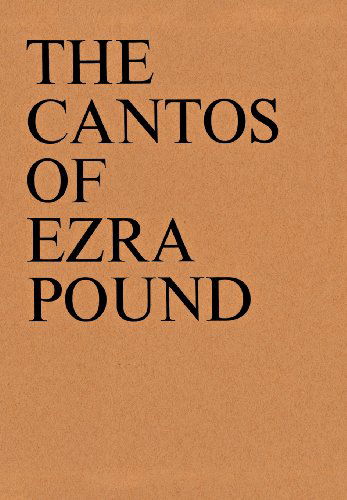 Cover for Ezra Pound · The Cantos of Ezra Pound (New Directions Books) (Gebundenes Buch) (1970)