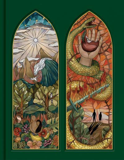 Cover for Csb Bibles By Holman · CSB Notetaking Bible, Stained Glass Edition, Emerald (Gebundenes Buch) (2022)