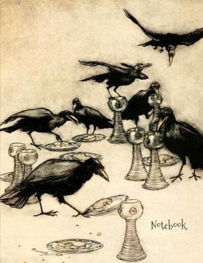 Cover for Arthur Rackham · Notebook Arthur Rackham Seven Ravens Wideruled 110 Pages Large (Paperback Bog) (2019)