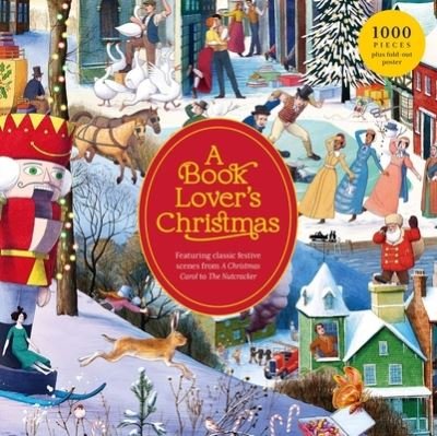 Cover for Anon · A Book Lover's Christmas: A 1000-piece jigsaw puzzle (GAME) (2024)