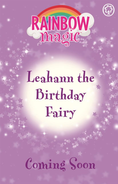 Cover for Daisy Meadows · Rainbow Magic: Leahann the Birthday Present Fairy: The Birthday Party Fairies Book 4 - Rainbow Magic (Paperback Bog) (2023)