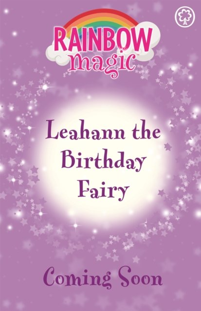 Cover for Daisy Meadows · Rainbow Magic: Leahann the Birthday Present Fairy: The Birthday Party Fairies Book 4 - Rainbow Magic (Paperback Book) (2023)