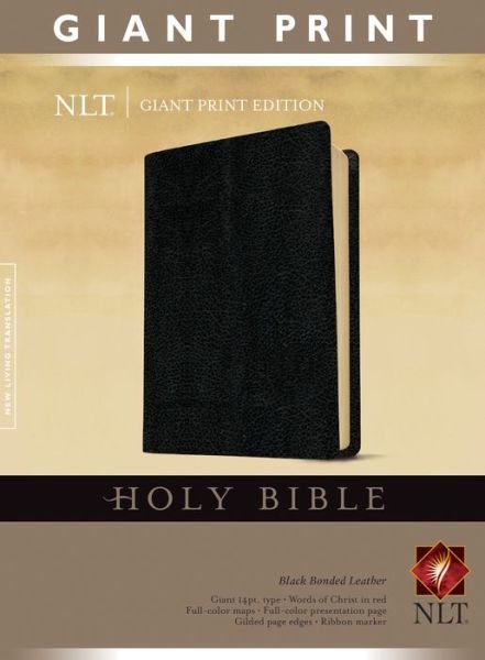 Cover for Tyndale House Publishers · NLT Holy Bible, Giant Print, Pink / Brown (Læderbog) [2nd edition] [Black Bonded] (2010)