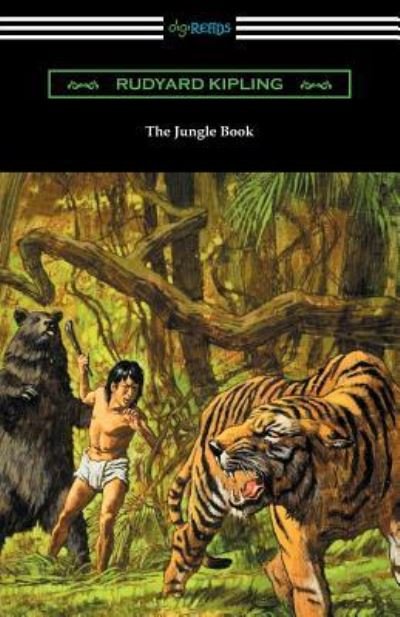 Cover for Rudyard Kipling · The Jungle Book (Illustrated by John L. Kipling, William H. Drake, and Paul Frenzeny) (Taschenbuch) (2017)