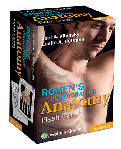Cover for Vilensky, Joel A., PhD · Rohen's Photographic Anatomy Flash Cards (Flashcards) (2015)