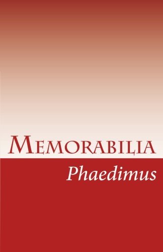 Cover for Phaedimus · Memorabilia: for Piano and Male Speaker (Pocketbok) (2010)