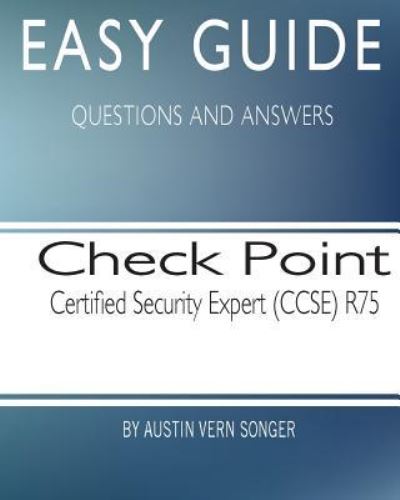 Cover for Austin Vern Songer · Easy Guide (Paperback Book) (2017)