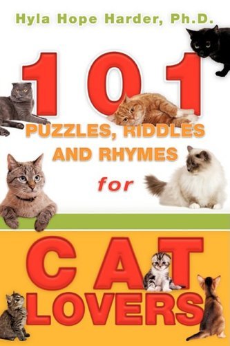 Cover for Hyla Hope Harder · 101 Puzzles, Riddles and Rhymes for Cat Lovers (Taschenbuch) (2009)
