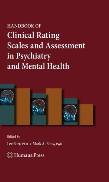 Cover for Lee Baer · Handbook of Clinical Rating Scales and Assessment in Psychiatry and Mental Health - Current Clinical Psychiatry (Paperback Book) [2010 edition] (2012)