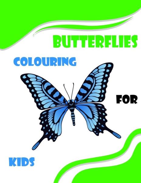 Cover for Guru Engineering · Butterflies Colouring for Kids (Paperback Book) (2020)