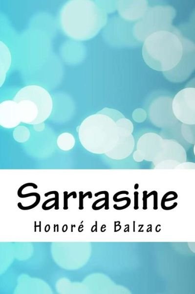 Cover for Honore de Balzac · Sarrasine (Paperback Bog) (2018)