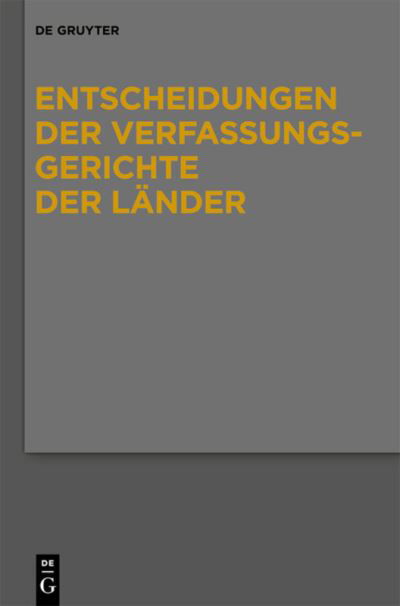 Cover for Von den Von den Mitgliedern der Gerichte · Baden-Württemberg, Berlin, Brandenburg, Bremen, Hamburg, Hessen, Mecklenburg-Vorpommern, Niedersachsen, Saarland, Sachsen, Sachsen-Anhalt, Thüringen (Bok) (2010)