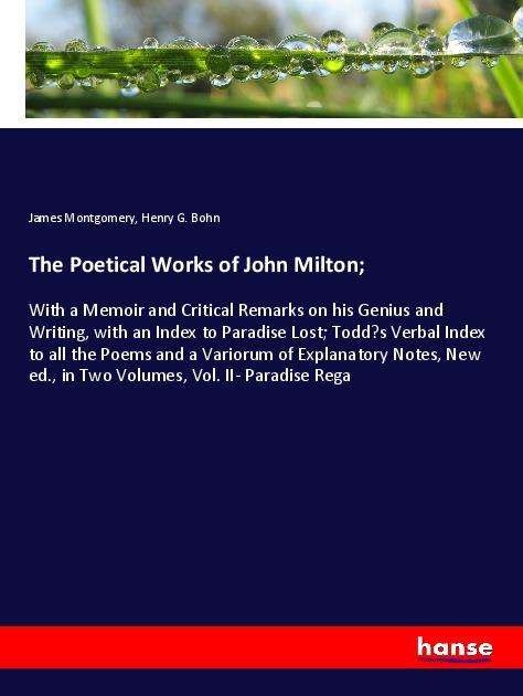 Cover for Montgomery · The Poetical Works of John M (Book)