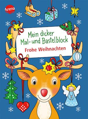 Cover for Corina Beurenmeister · Mein dicker Mal- und Bastelblock. Frohe Weihnachten (Book) (2024)