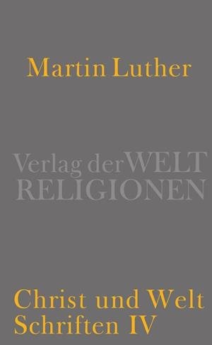 Cover for Luther · Luther:christ Und Welt (Book)