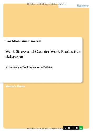 Cover for Anam Javeed · Work Stress and Counter Work Productive Behaviour (Paperback Book) (2012)