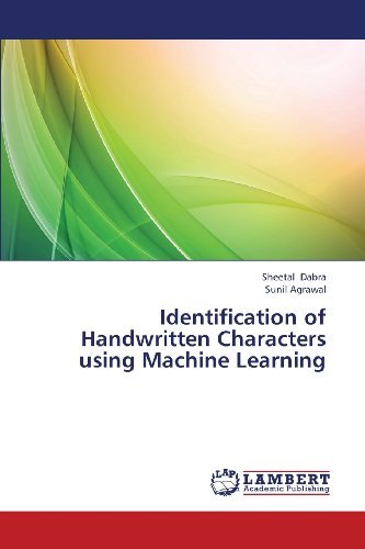 Cover for Sunil Agrawal · Identification of Handwritten Characters Using Machine Learning (Paperback Book) (2013)