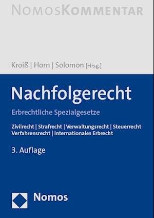Cover for Claus-Henrik Horn · Nachfolgerecht (Book) (2023)