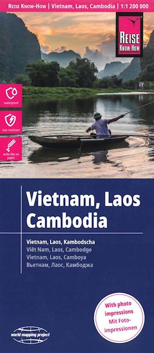 Cover for Reise Know-How · World Mapping Project: Vietnam, Laos, Cambodia (Hardcover Book) (2024)