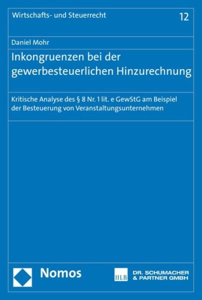 Cover for Mohr · Inkongruenzen bei der gewerbesteue (Book) (2016)