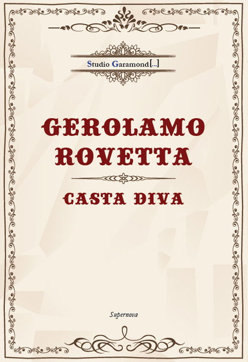 Cover for Gerolamo Rovetta · Casta Diva (Book)