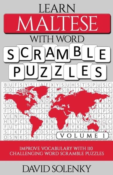 Cover for David Solenky · Learn Maltese with Word Scramble Puzzles Volume 1 (Paperback Book) (2020)