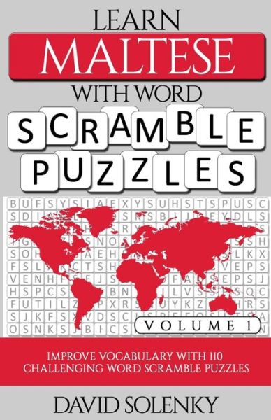 Cover for David Solenky · Learn Maltese with Word Scramble Puzzles Volume 1 (Paperback Book) (2020)