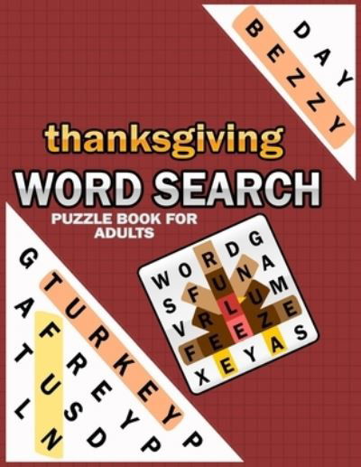 Cover for Lamaa Bom · Thanksgiving Word Search Puzzle Books For Adults (Paperback Bog) (2020)
