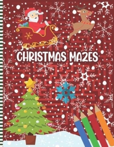 Cover for Mzsmas Press · Christmas Mazes (Paperback Book) (2020)