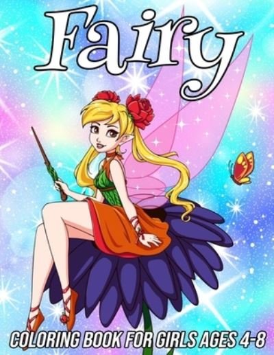 Cover for Mezzo Zentangle Designs · Fairy Coloring Book for Girls Ages 4-8 (Paperback Bog) (2020)