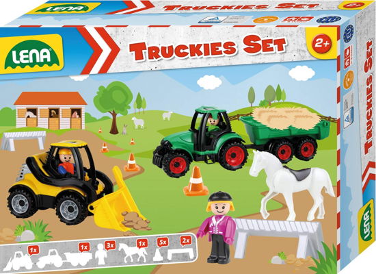 Lena: Set Fattoria Truckies - Lena - Merchandise - Simm Spielwaren GmbH - 4006942850501 - 