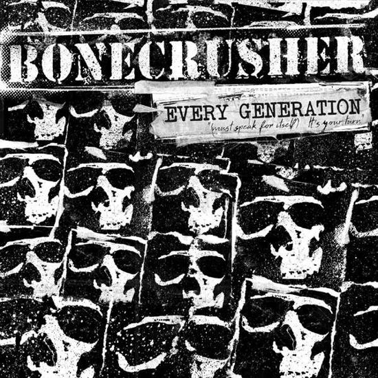 Every Generation - Bonecrusher - Musiikki - KNOCK OUT - 4250029222501 - keskiviikko 27. kesäkuuta 2018