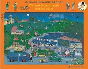 Cover for Rotraut Susanne Berner · Wimmel-Rahmenpuzzle Nacht Motiv Stadtpark 48 Teile (GAME) (2020)