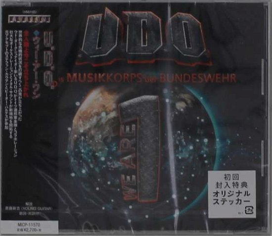 Cover for U.d.o. · We Are One (CD) [Japan Import edition] (2020)