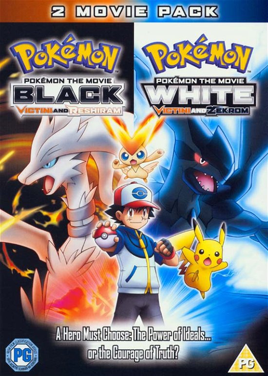 Cover for Pokemon Movie  Whiteblack (2 D · Pokemon Movie 14 - Black and White - Victini and Zekrom / Victini and Reshiram (DVD) (2012)
