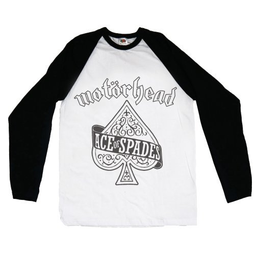 Cover for Motörhead · Motorhead Unisex Raglan Tee: Ace of Spades (TØJ) [size S] [White - Unisex edition]