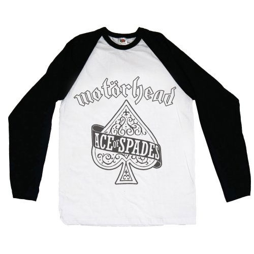 Motorhead Unisex Raglan Tee: Ace of Spades - Motörhead - Mercancía - Global - Apparel - 5055295399501 - 